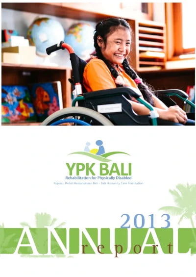YPK Bali Annual Report 2013